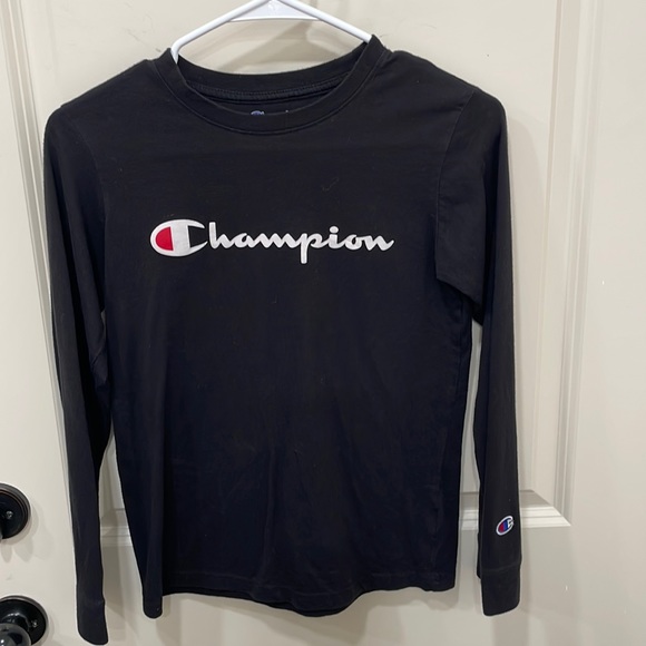 Champion Black Long Sleeve top - Picture 1 of 6